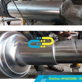Nhận gia công chế tạo, sữa chữa trục đường kính đến 800, dài 6m