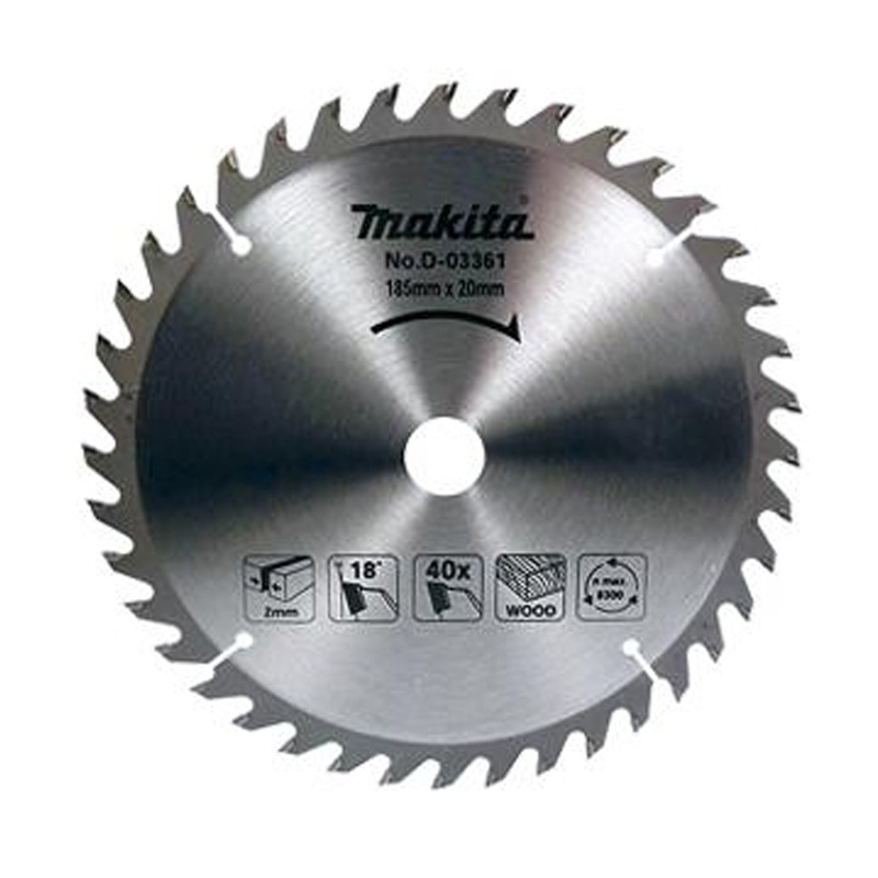 Makita wood saw blade 185x20mm