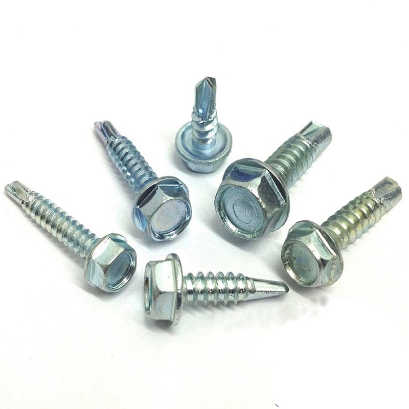 Hexagon head self-drilling screws